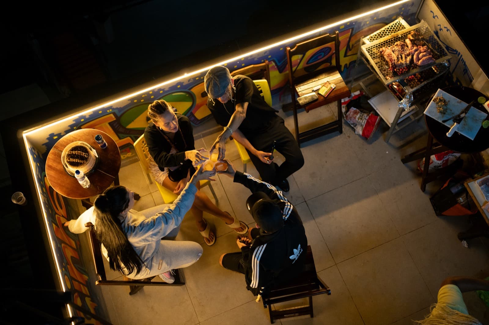 Inside Rocinha, Rooftop BBQ with Locals — 1