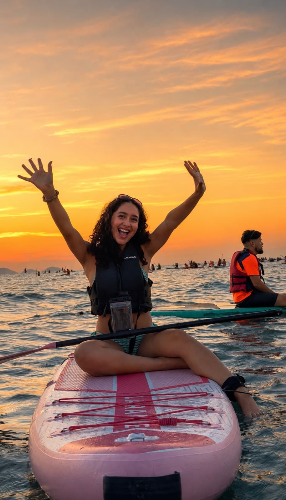 Sunrise Paddleboarding in Copacabana — 2