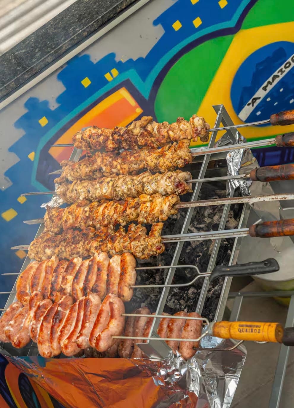 Authentic Brazilian Churrasco on a Favela Rooftop